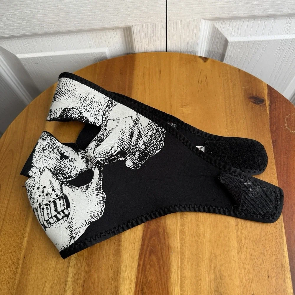 zan‎ headgear neoprene full face Skull mask One Size Motorcycle Riding Grunge